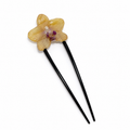 Leopard Bloom Hair Pin