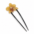 Leopard Bloom Hair Pin