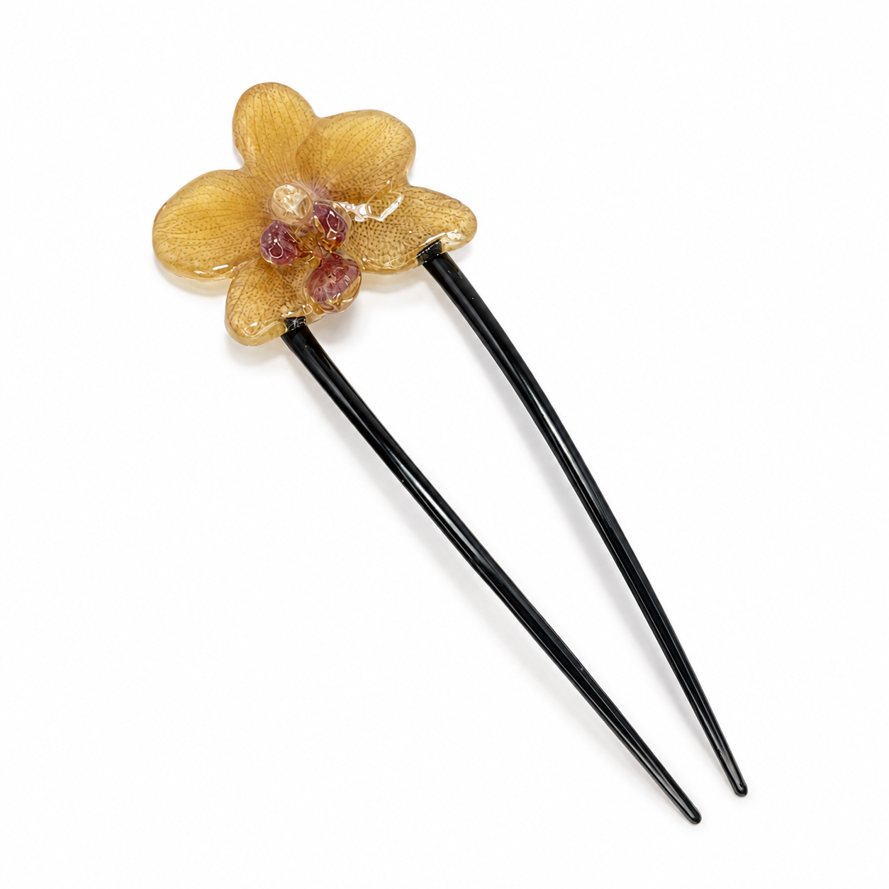 Leopard Bloom Hair Pin
