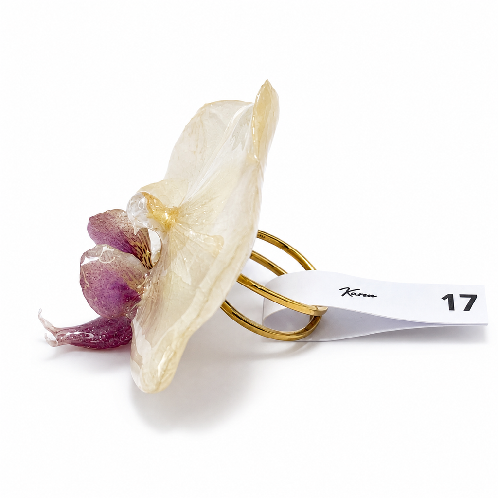 Pearl Orchid Ring