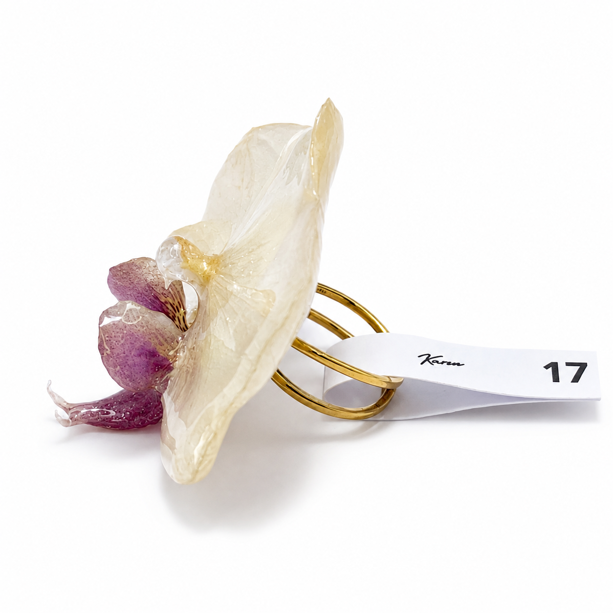 Pearl Orchid Ring