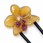 Leopard Bloom Hair Pin