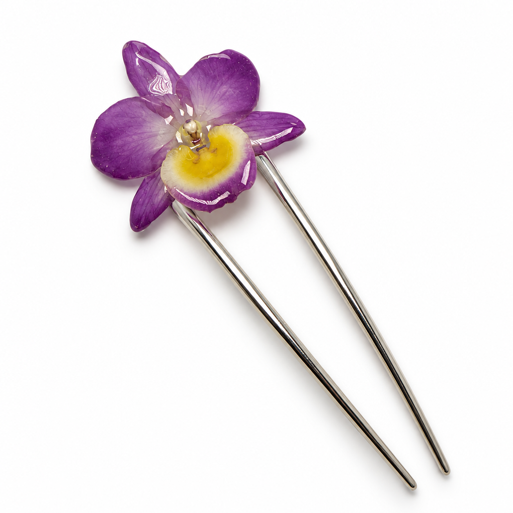 Plum Mirage Hair Pin