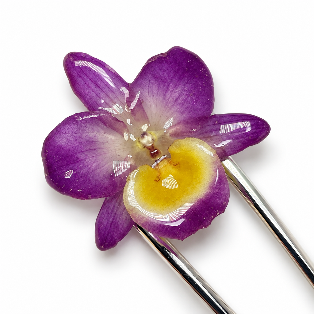 Plum Mirage Hair Pin